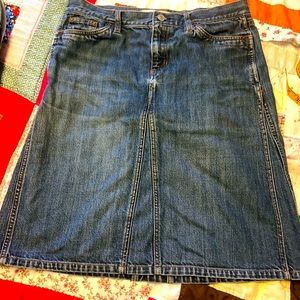 Gap denim skirt size 8